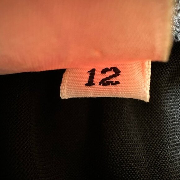 Vintage Miss O‎ Oscar De La Renta Velvet Dress Womens 12 Black Old Money Luxury - Picture 9 of 9